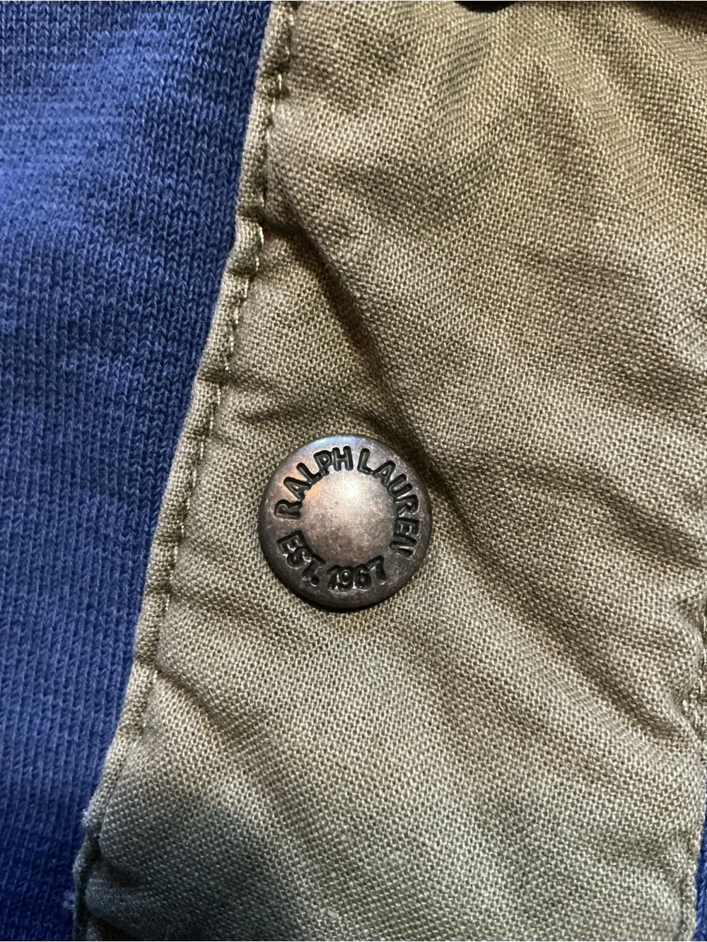 Vintage Polo Ralph Lauren Military Outdoor Pocket 1/4 Zip Pullover Sweatshirt - Picture 7 of 11